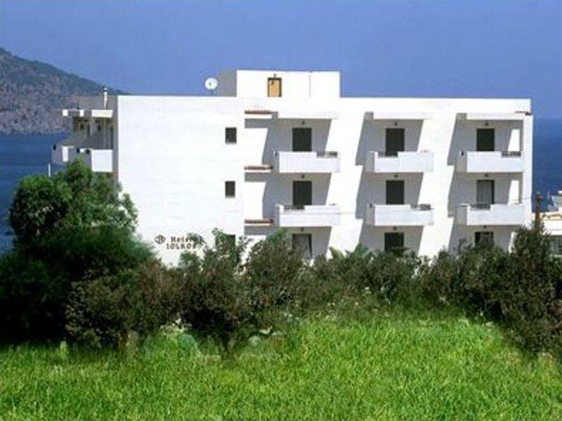 Iolkos Hotel Karpathos Bagian luar foto